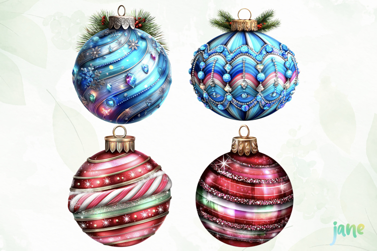 Minimalist Christmas Ornament Clipart