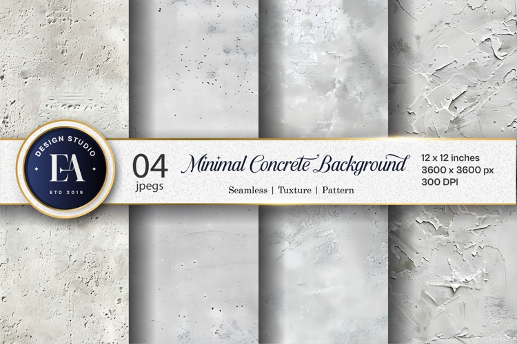 Minimalist Concrete Studio Digital Paper