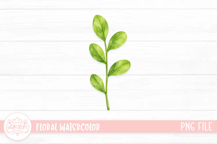Botanical Watercolor Illustration, Floral Watercolor Design