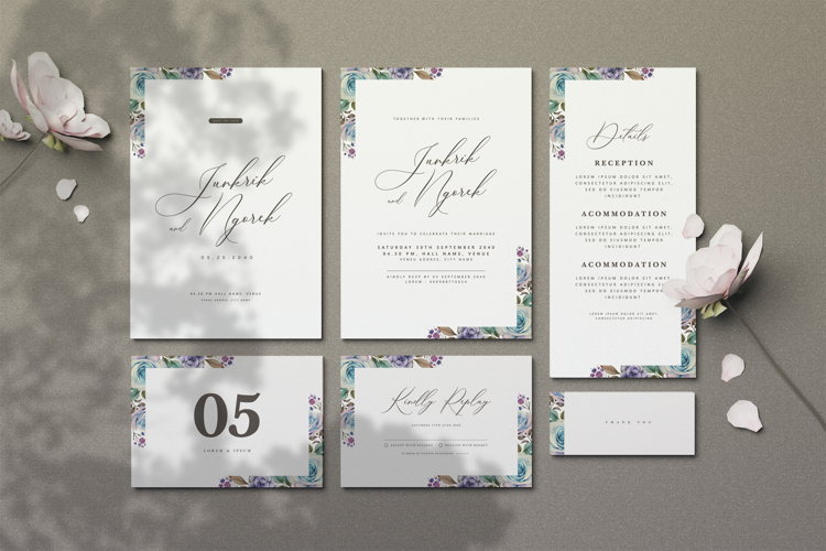 Wedding Invitation Card Template Image 17