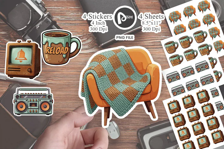 Cyber-Cabin Gamer Sticker