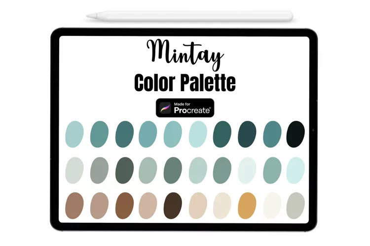 Mintay Procreate Palette - Procreate Color palette