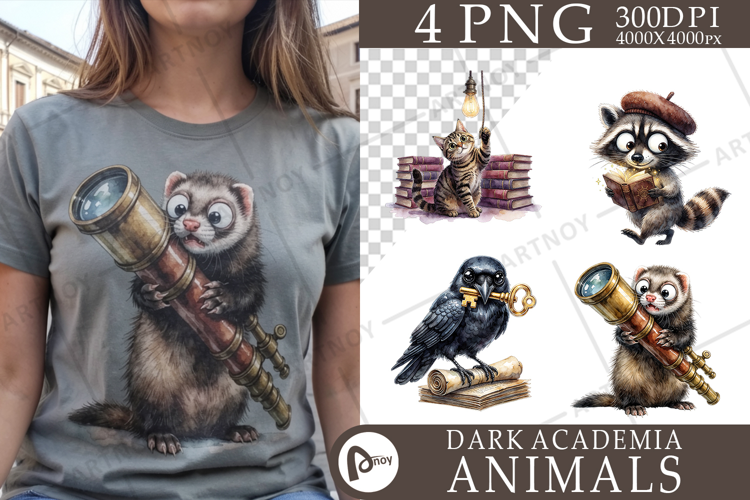 Library Thief Animal Sublimation