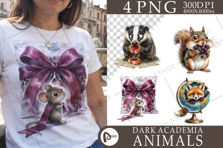 Library Thief Animal Sublimation