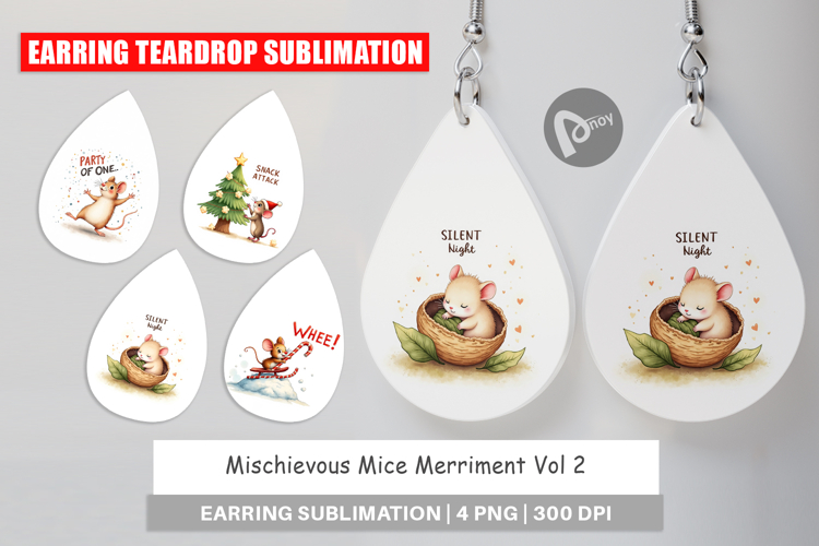 Mice Merriment Earring