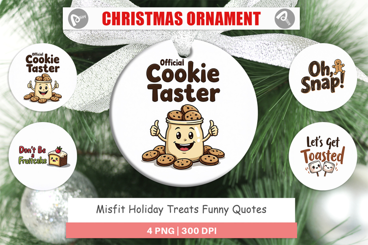 Misfit Holiday Treats Ornament