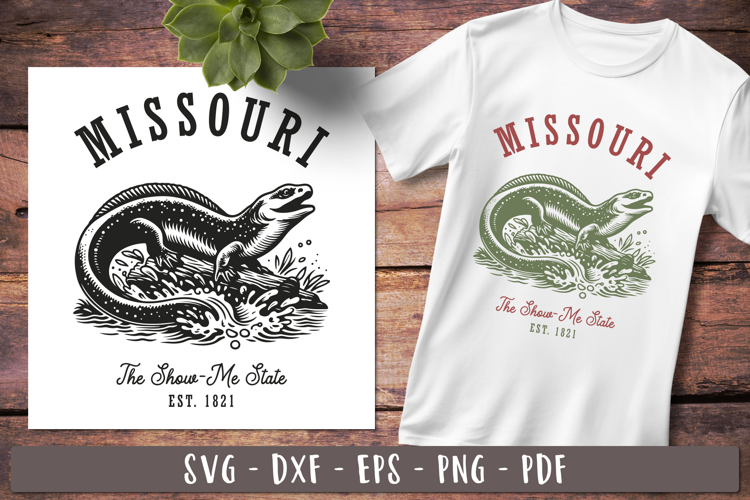 Missouri svg | Vintage United states design