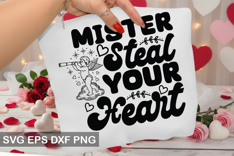 Mister Steal Your Heart - Retro Valentine Design