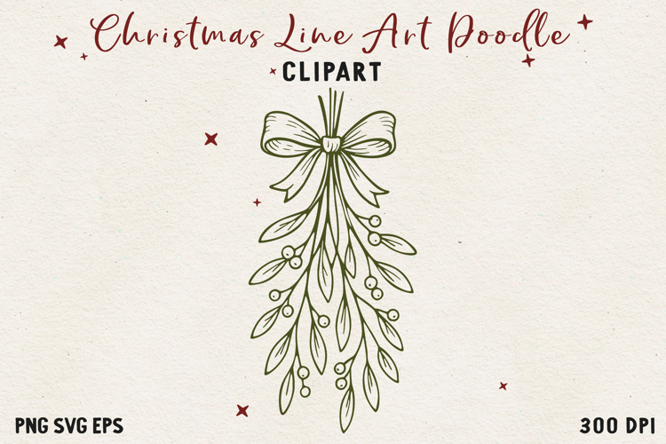 Mistletoe Doodle Image 15