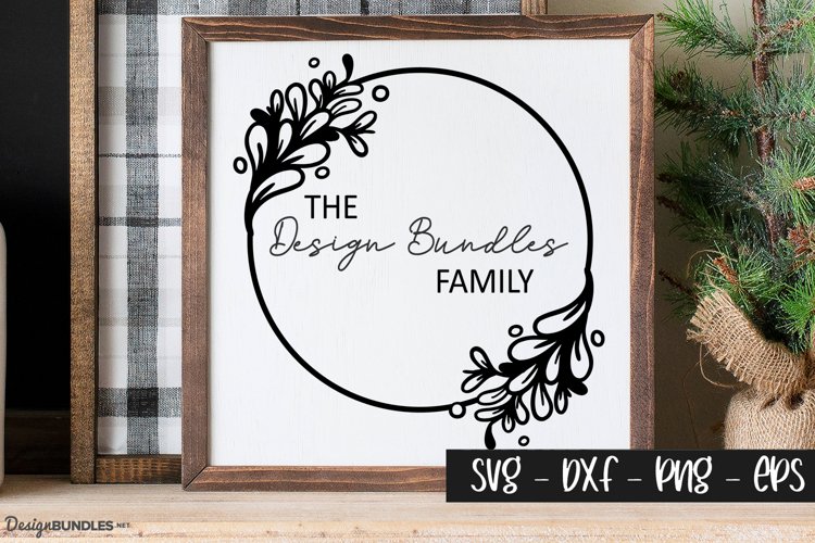 Mistletoe Round Design - Personalized Gifts example image 1