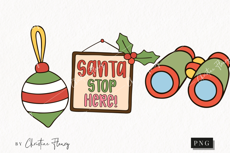 Doodle Christmas Clipart | Christmas PNG