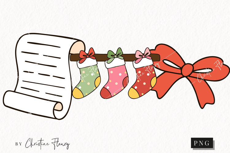 Doodle Christmas Clipart | Christmas PNG