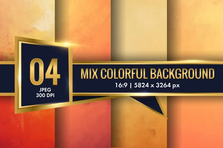 Mix Colorful Background Digital Paper | Texture Background