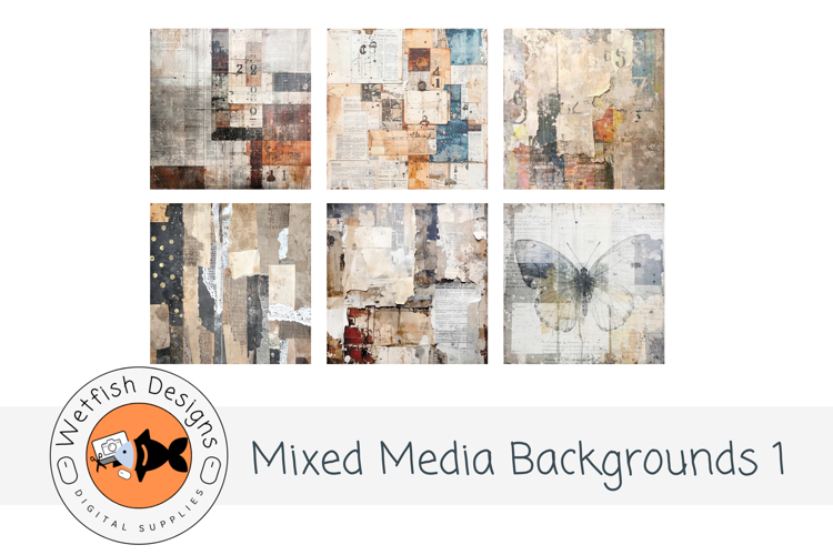 Mixed Media Backgrounds 1