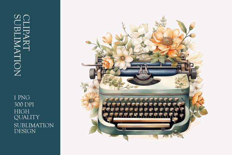 Typewriter Clipart Image 12