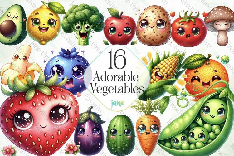 Vegetables Clipart Image 8