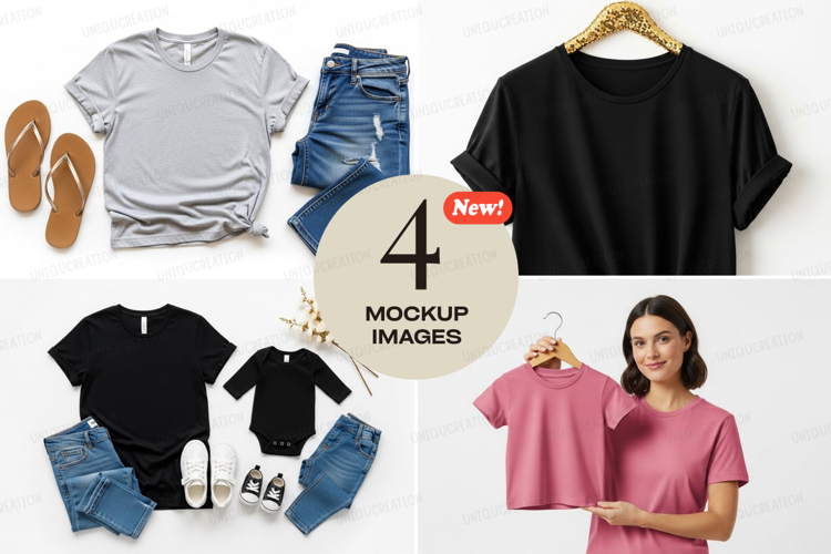 Clothing mockup images