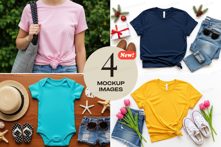 Summer fashion mockup