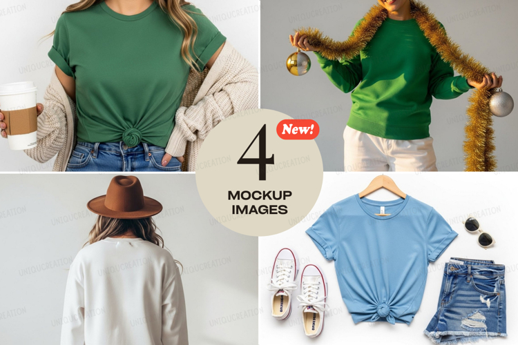 Casual t-shirt mockup