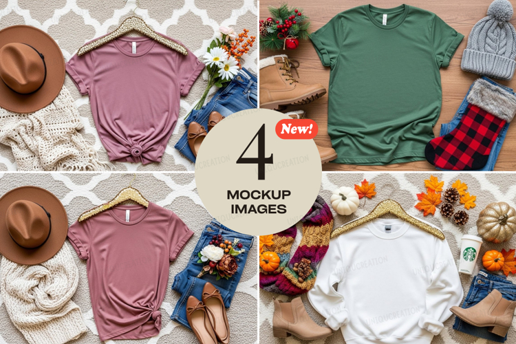 Fashion mockup images