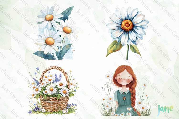 Flower Daisy Clipart Image 19
