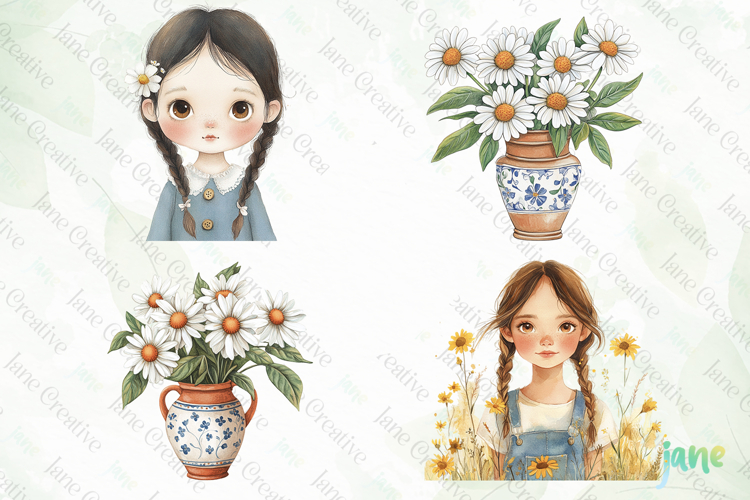 Flower Daisy Clipart Image 23