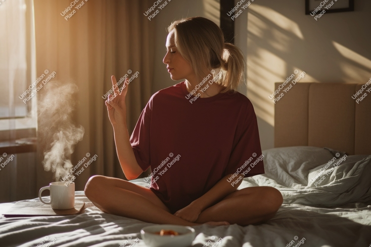 Meditation Clipart Image 2
