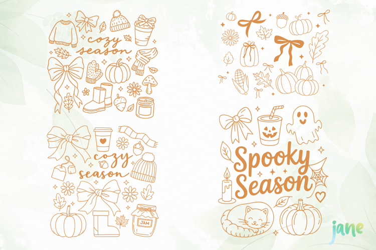 Coquette Cozy Season SVG Sublimation