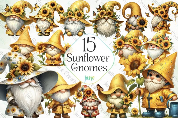 Sunflower Clipart Image 4