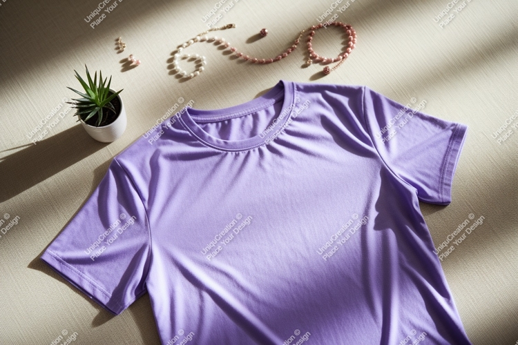 Lavender t shirt jewelry plant image