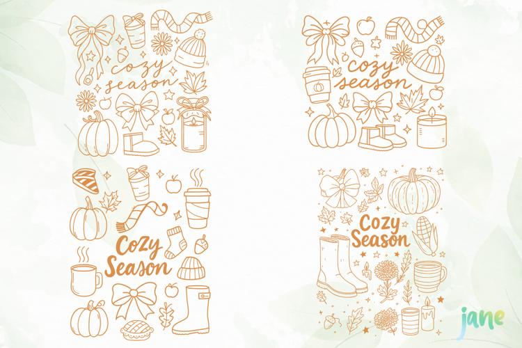 Coquette Cozy Season SVG Sublimation