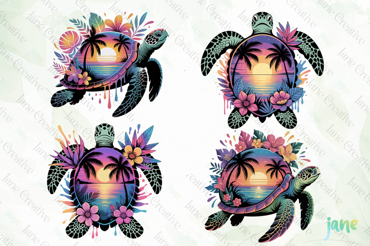 Sea Turtle Illustration Image 24
