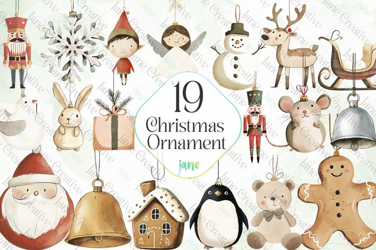 Christmas Ornament Clipart Image 15