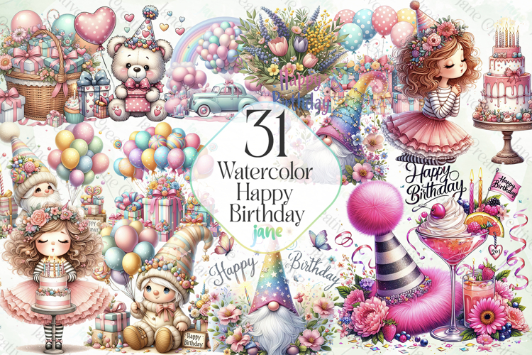 Happy Birthday Clipart Image 9