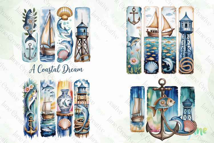 Fisherman Brushstroke Clipart example image 1