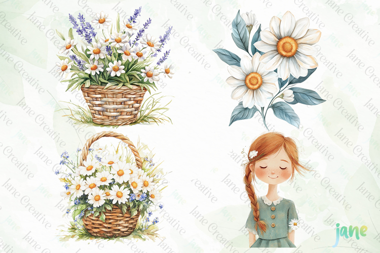 Flower Daisy Clipart Image 20