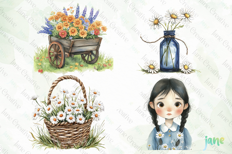 Flower Daisy Clipart Image 17