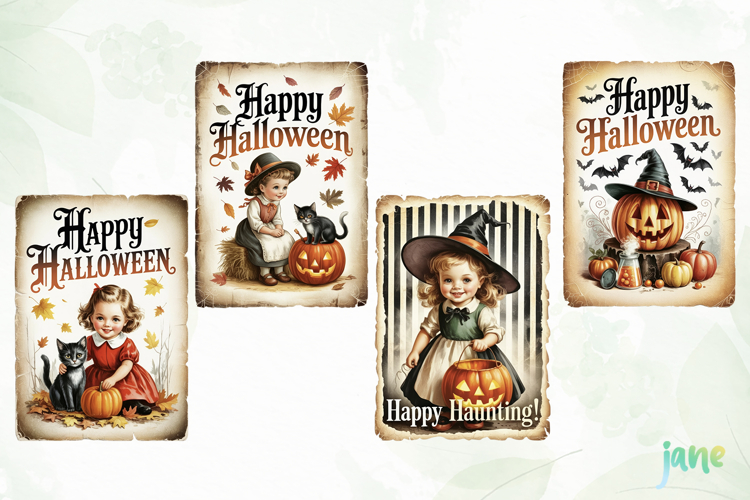 Retro Halloween Quotes Sublimation