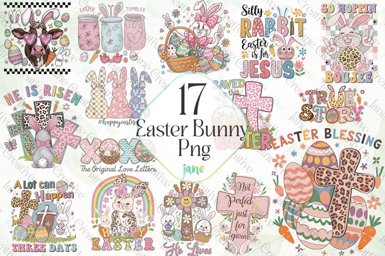 Easter Bunny Sublimation Png