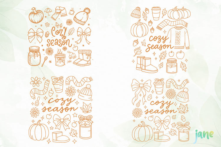 Coquette Cozy Season SVG Sublimation