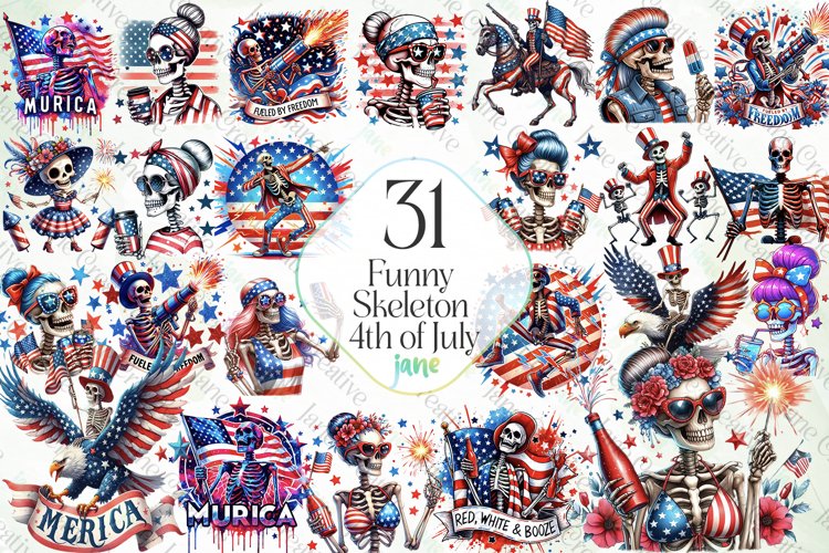 Skeleton Clipart Image 11