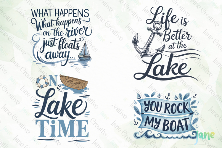 Lake Life Clipart Image 19