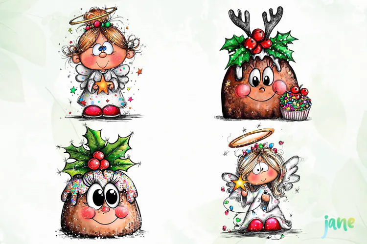 Christmas Characters Clipart