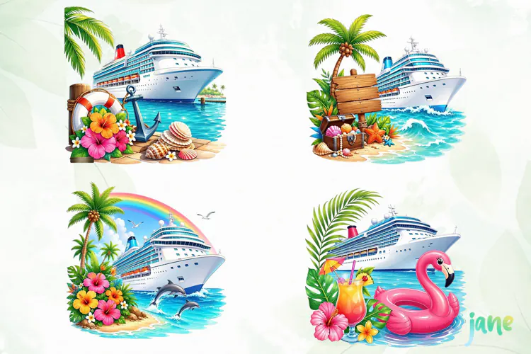 Cruise Ship Clipart