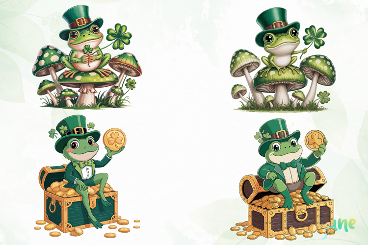 Lucky Frog St. Patricks Day
