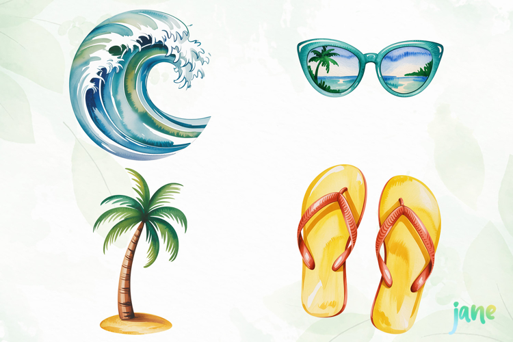 Summer Elements Clipart