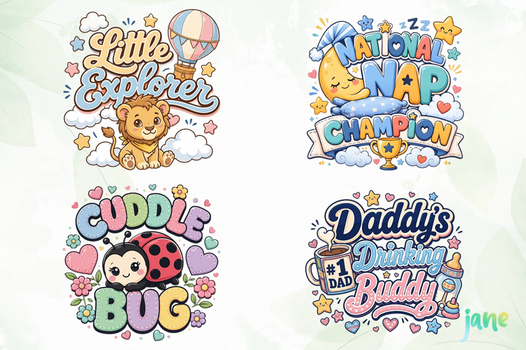 Cute Baby Quotes Clipart PNG