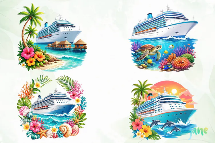 Cruise Ship Clipart