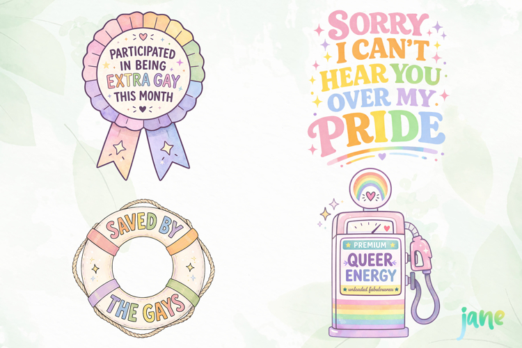 Pride Clipart Sublimation