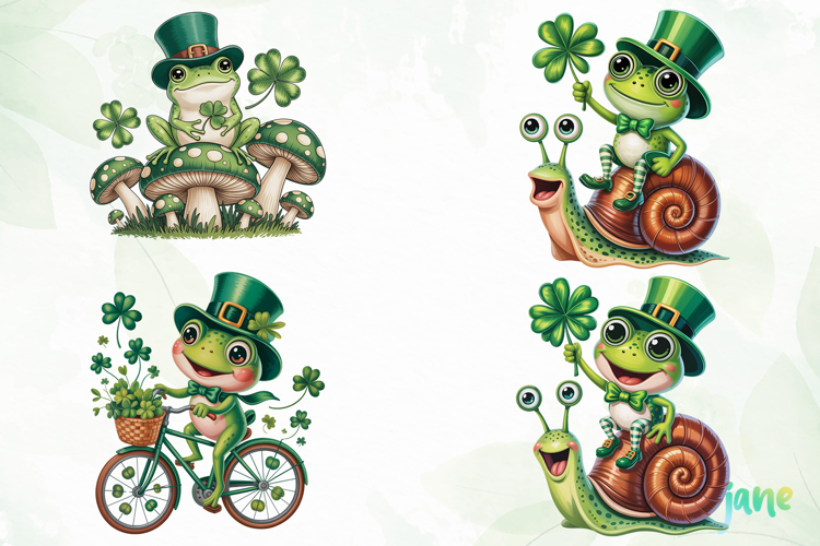 Lucky Frog St. Patricks Day